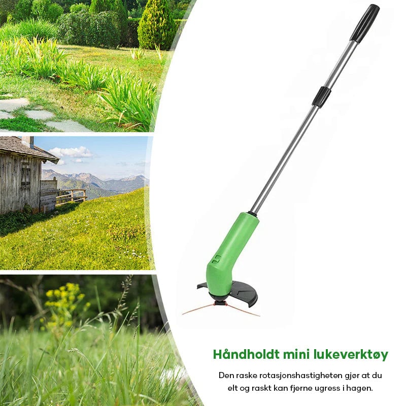 Trådløs mini ugresstrimmer
