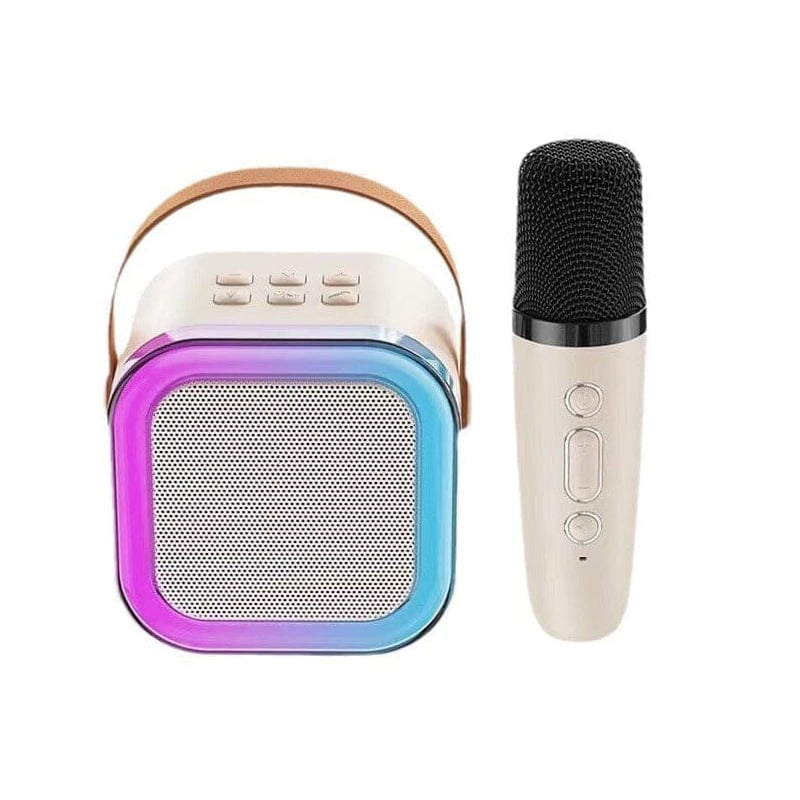 Mini Karaoke Machine with Wireless Microphones