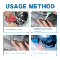 Washing machine mildew remover