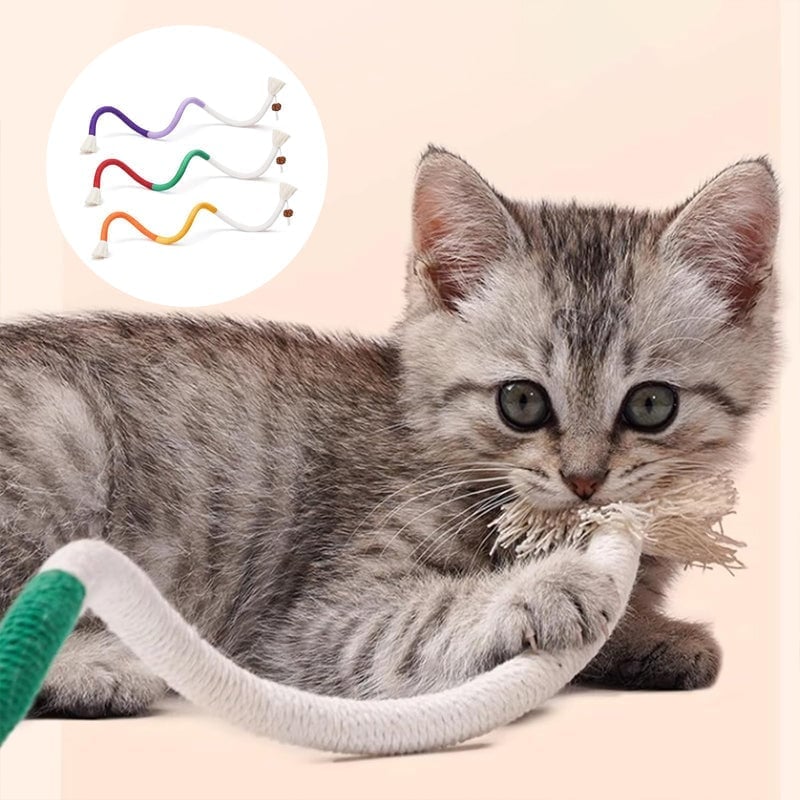 🪀Cotton Chew Rope Cat Toy with Tassels