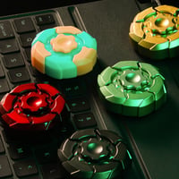 Magnetic Fidget Spinner with Transforming Armor