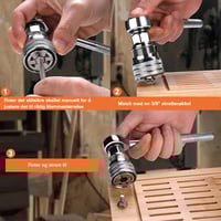 Multifunksjons Universal Socket Wrench Tool - Saker® Universalt vedlikeholdsverktøy