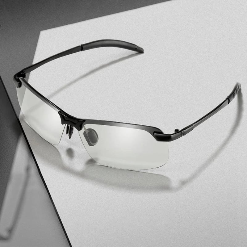 New-Photochromic Sunglasses with Anti-glare Polarized Lens