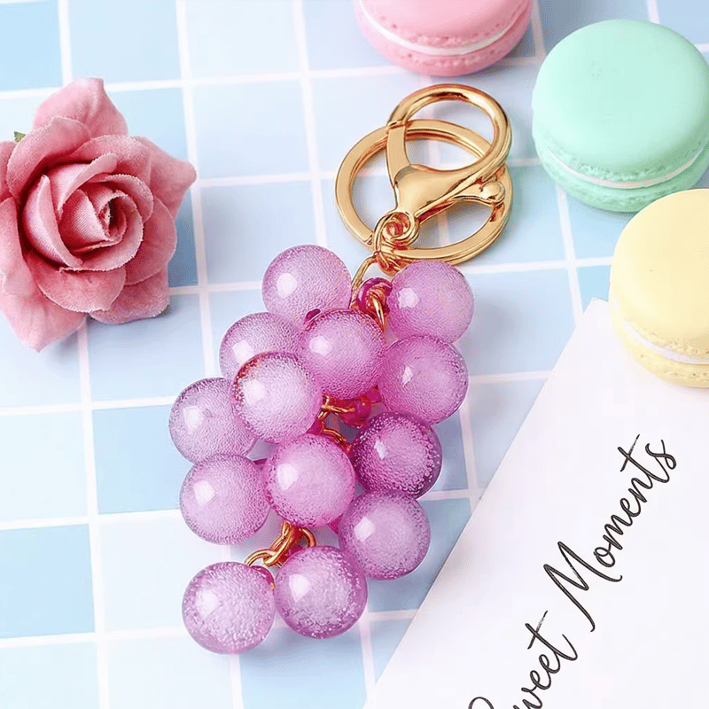 Grape Keychain Pendant
