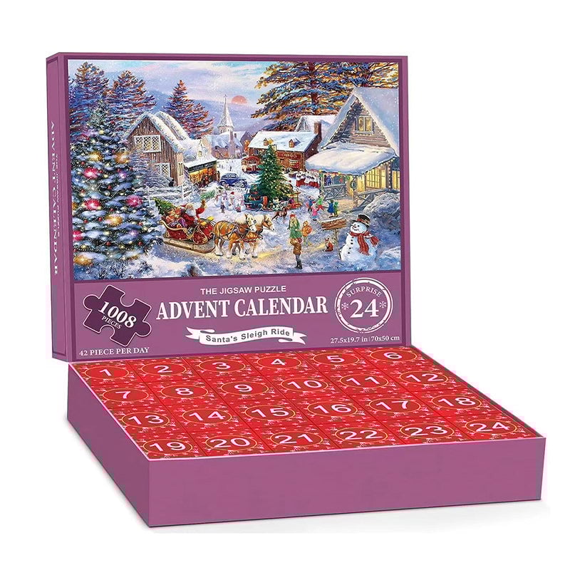 Kerstpuzzel-adventskalender 2023