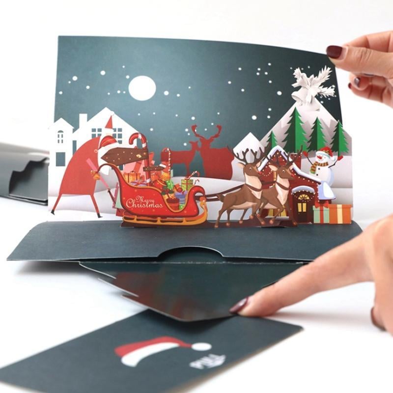 3D-Weihnachts-Popup-Karten