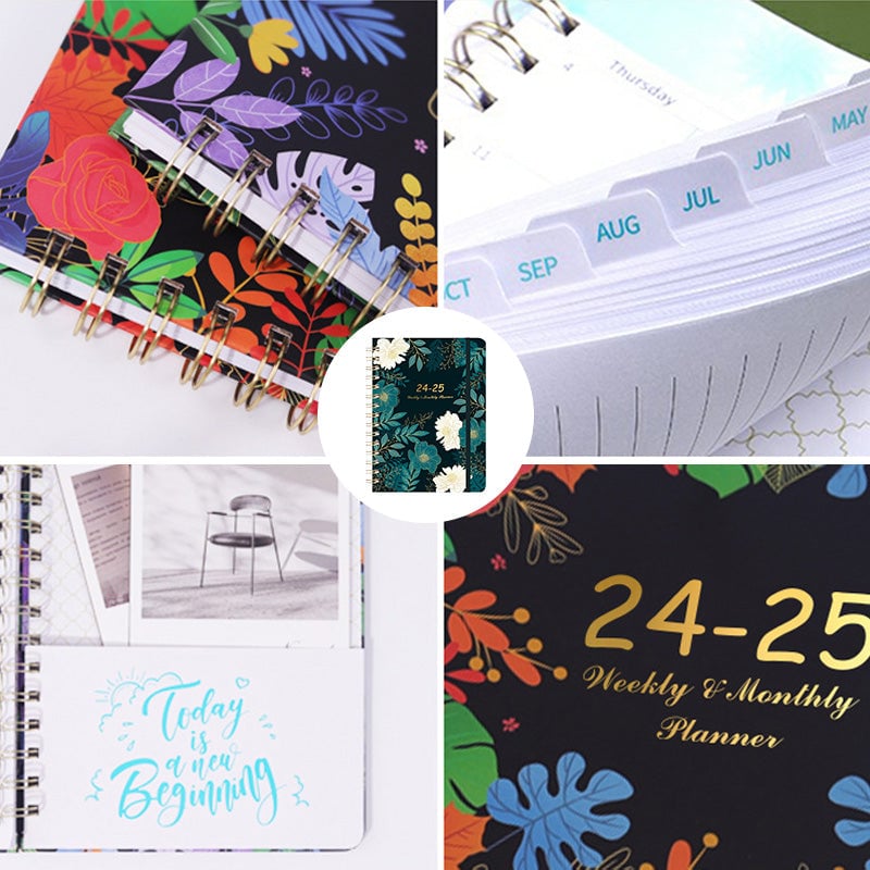 2025 Flower Weekly and Monthly Planner