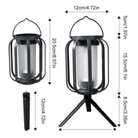 Solarbetriebene Campinglampe mit 4 Leuchtmodi