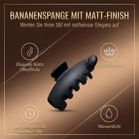 Rutschfeste Bananen-Haarspange