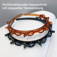 Haargummi mit Ponyklammer