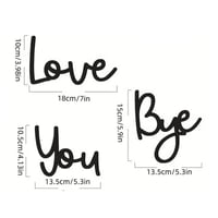 Creative wooden art letters atmosphere decoration