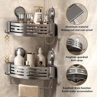🚿Triangle Suction Cup Shower Caddy