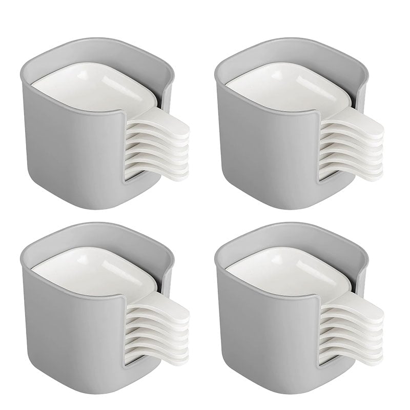 Dipping Sauce Plate and Holder Set, 6Pcs