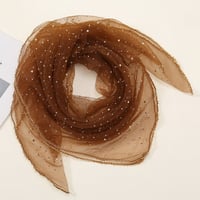 Women's Glitter Decor Head Scarf