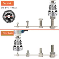Multifunksjons Universal Socket Wrench Tool - Saker® Universalt vedlikeholdsverktøy