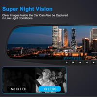 Front and Rear Dual Recording HD Night Vision Dash Cam