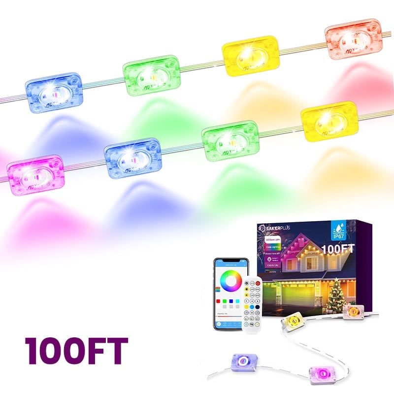 Sakerplus Smart RGB Outdoor Lights for Decor