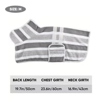 Luxury Microfiber Dog Bathrobe