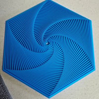 🌀3D-gedrucktes Fraktal-Fidget-Sechseck