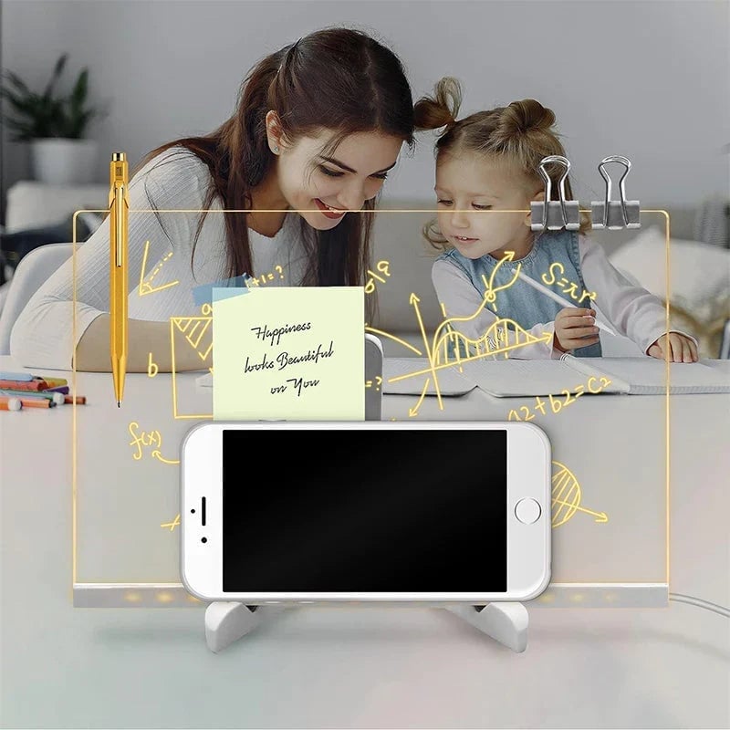 ✨LED-Farbnotiztafel aus Acryl🎨