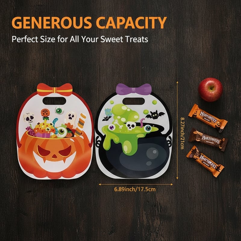 Halloween Treat Bag Zip Closure