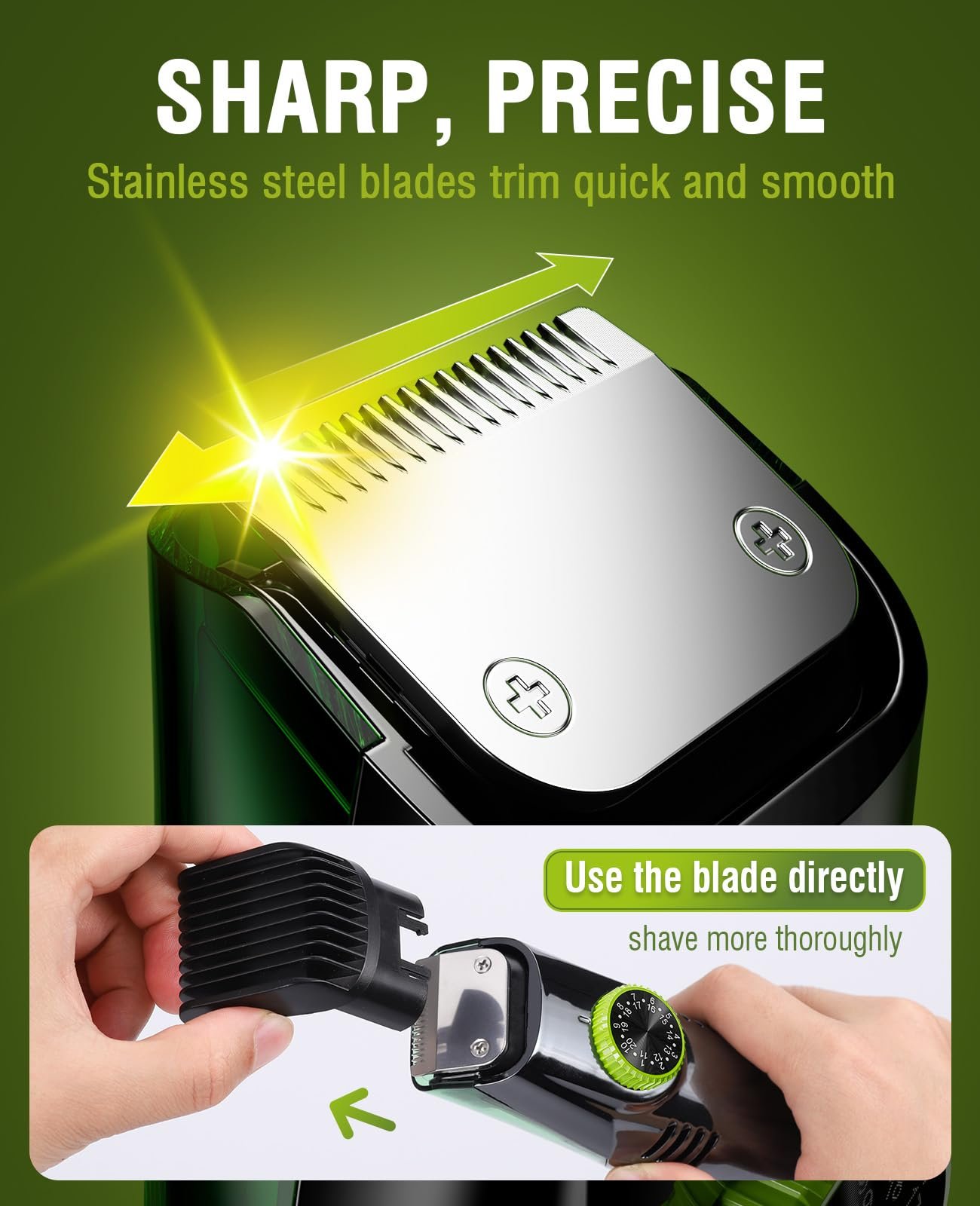 Sakerplus Beard Trimmer for Men