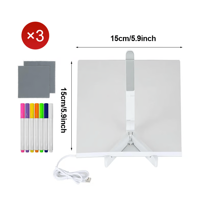 ✨LED-Farbnotiztafel aus Acryl🎨