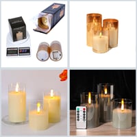 🕯️3D Glass Realistic LED Light