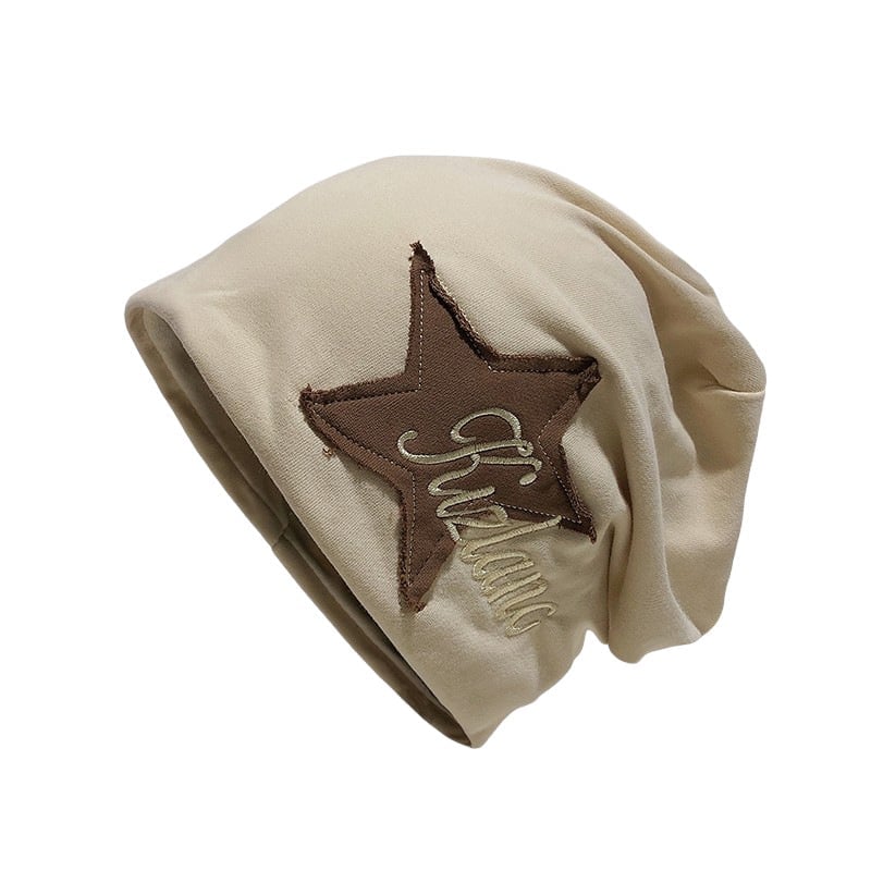 Star Pattern Knit Beanie