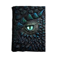 🐉Dragon Eye 3D Embossed Journal - Handmade Resin Engraved Notebook🐉