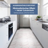 Marmor-Vinyl-Bodenfliesen zum Selbstkleben
