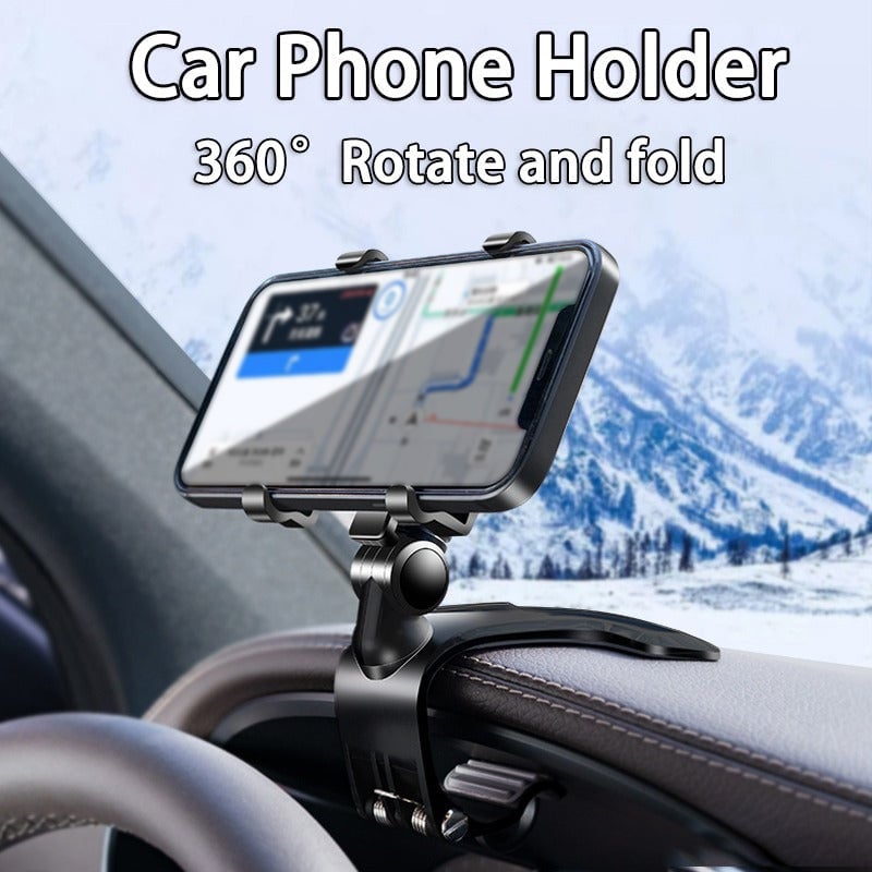 360 Degree Rotation Dashboard Car Phone Holder