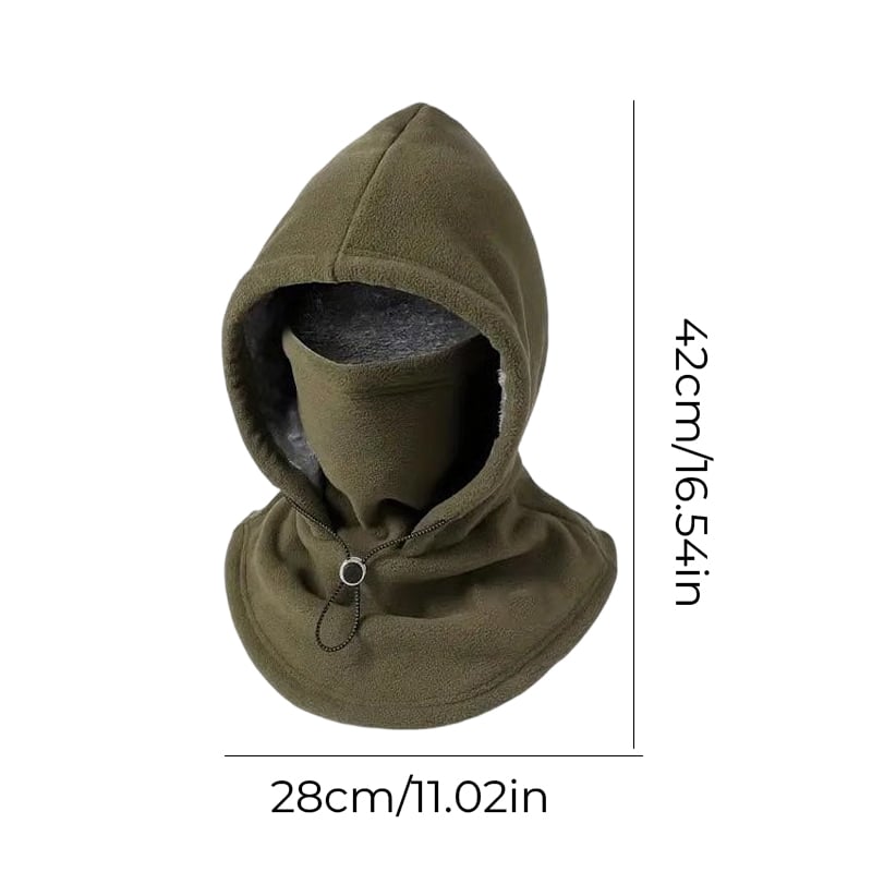 Fleece-Doppelschicht-Integrierte Mütze