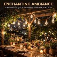 Jute Rope Bulb String Lights