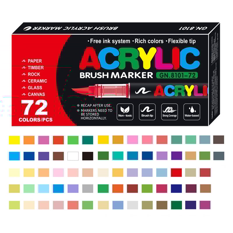 Straight Liquid Acrylic Marker