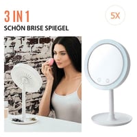 LED Schminkspiegel mit Lüfter