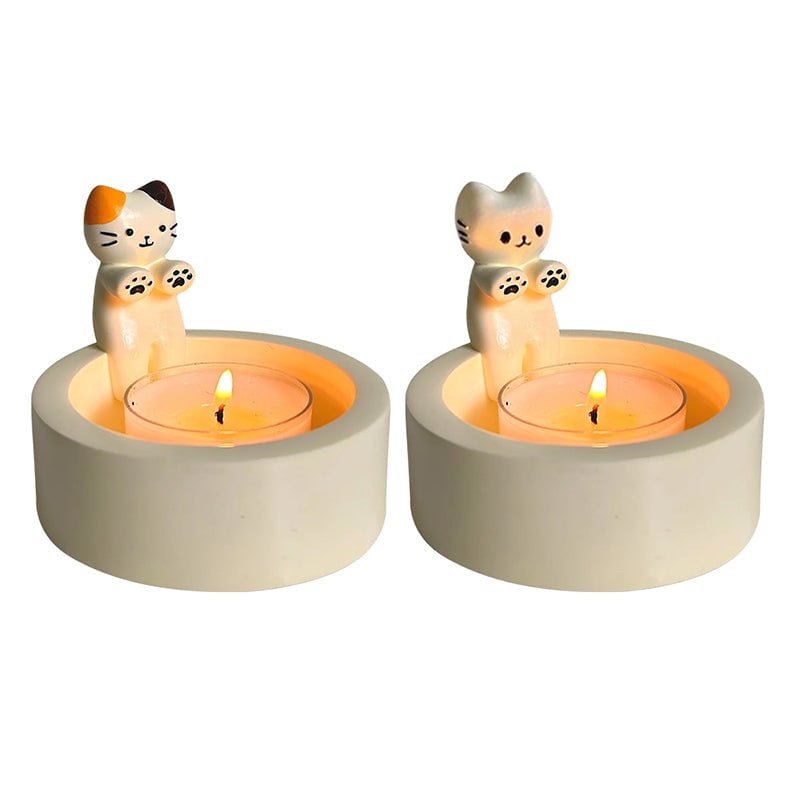 Söt Kattljusstake