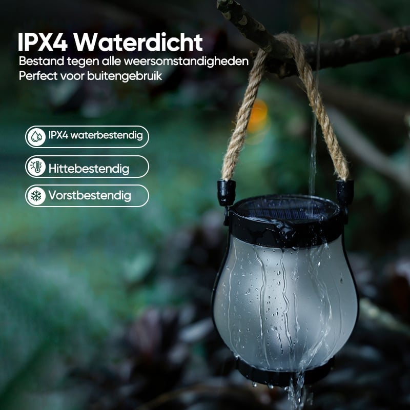 Solar Lantaarn Met Henneptouw