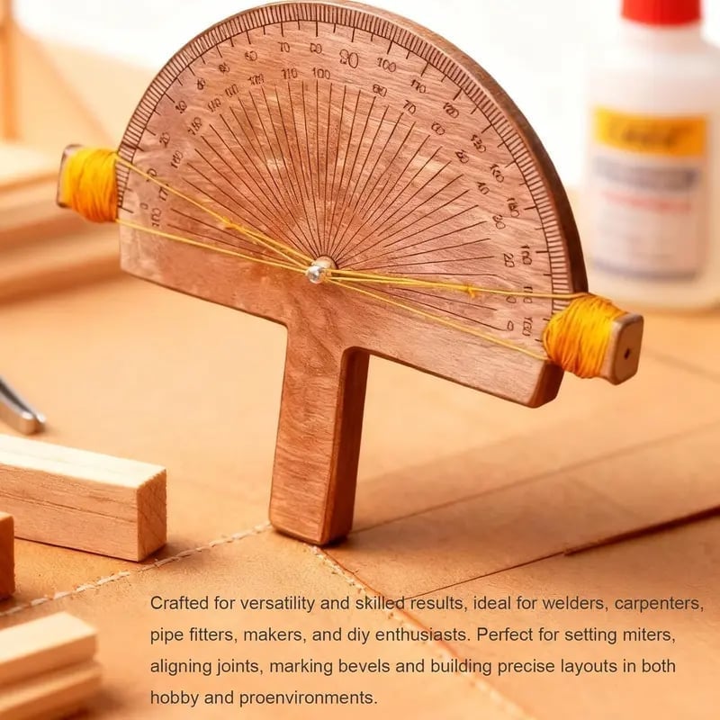 Handcrafted Wooden Precision Angle Finder