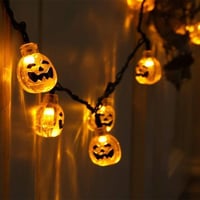 Sträng Ljus för Halloween Pumpa