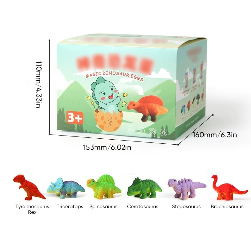 Educational Dino Egg Bath Bombs with Surprise Toy Discovery