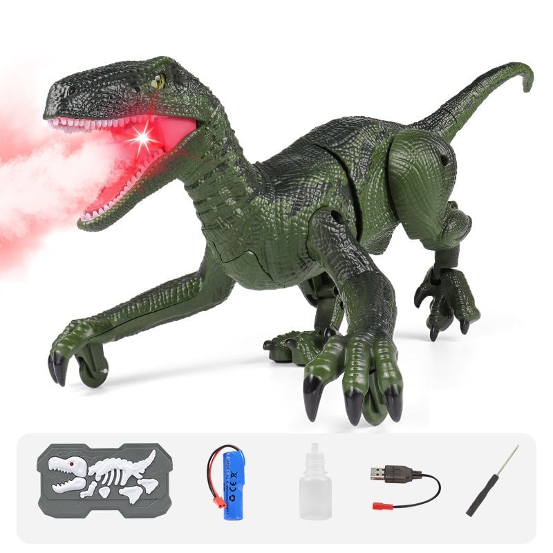2.4G Remote-Controlled Raptor Dinosaur Toy