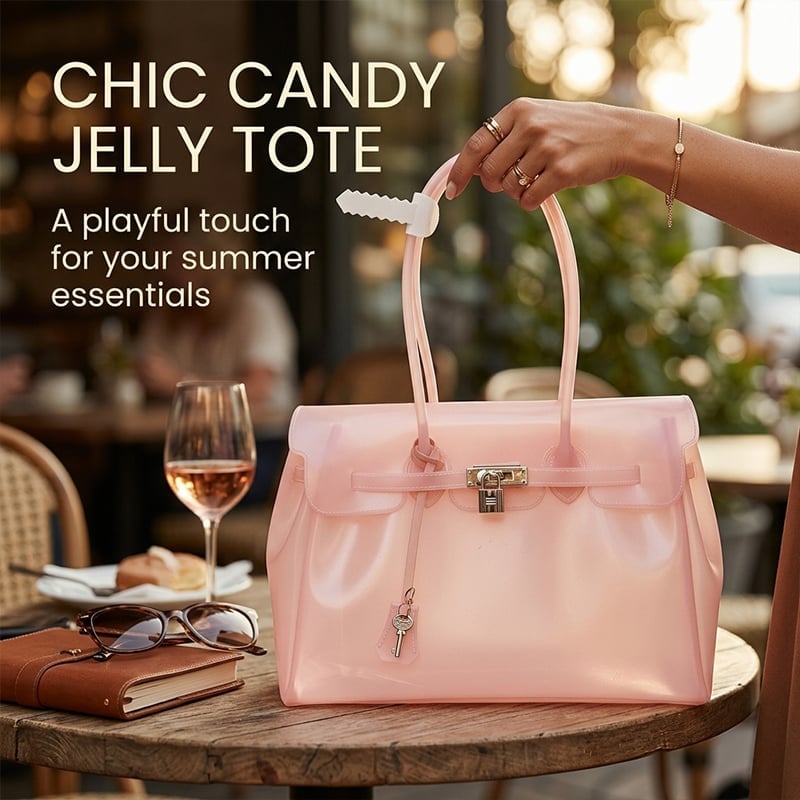 Transparent TPU Jelly Handbag