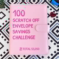 Scratch Off 100 Envelope Challenge Binder