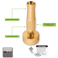 Sakerplus Stainless Steel Metal Garden Hose
