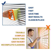 Strumento per pulire la polvere a 7 dita