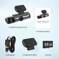 Främre & Bakre Dashcam