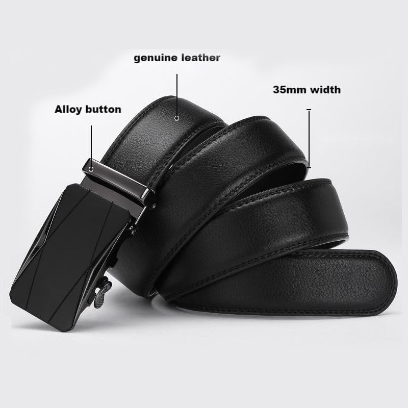 Men’s Automatic Buckle Leather Belt