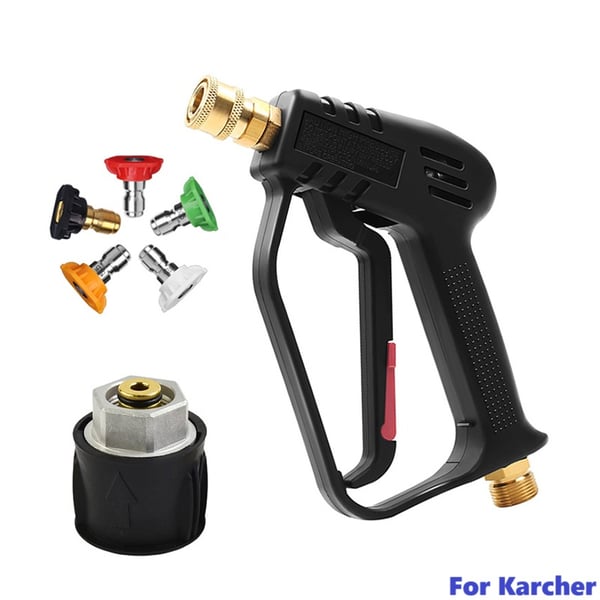 High-Pressure Water Gun with Nozzles for Car Wash