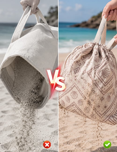 How to Use 2-in-1 Convertible Beach Towel Bag
